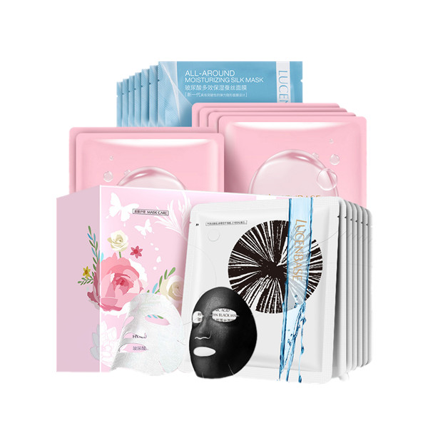 透真 玻尿酸水润吸黑面膜