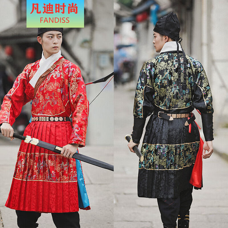 Special handsome fashion in the spring of 2022, Chinese style royal guards flying fish clothes, stage makeup, drama clothes, activities, ancient costume, Xiake men's and women's performance clothes