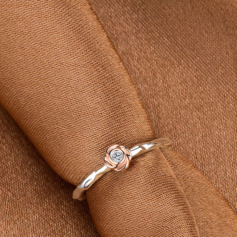 Mymiss 开口花朵清新戒指