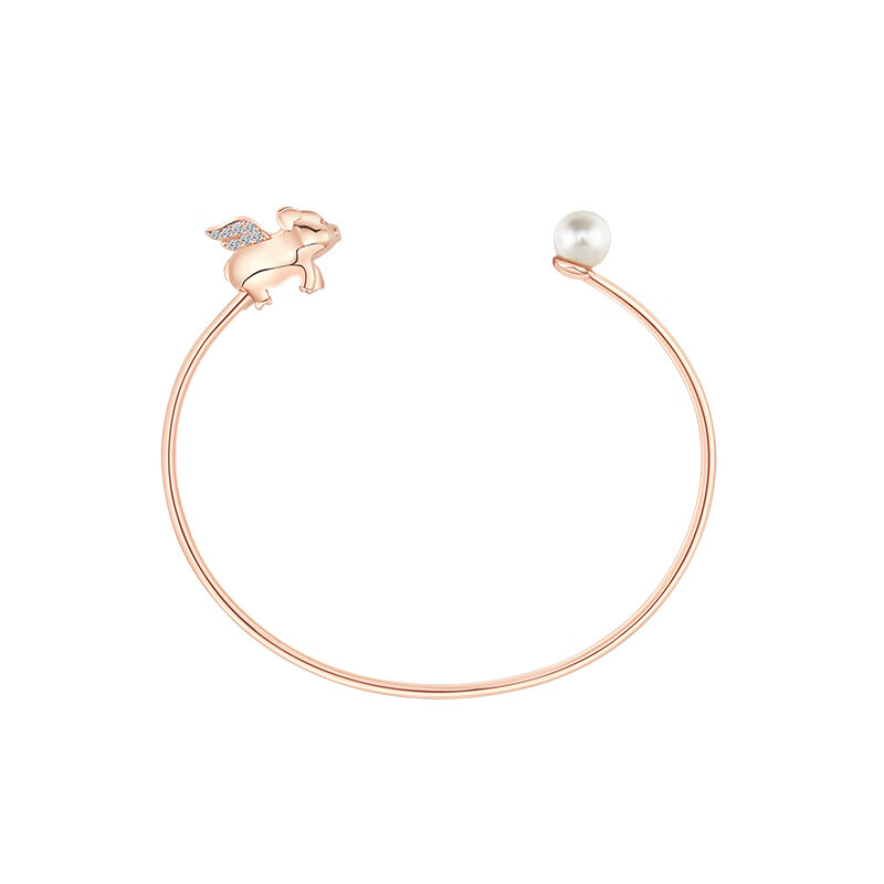 AGATHA小猪珍珠手镯