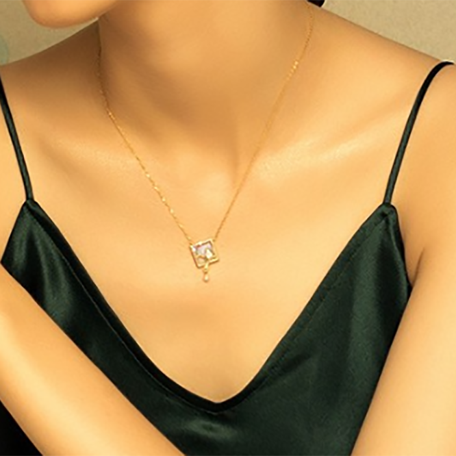 索缇朵 手工立体窗边鸟项链