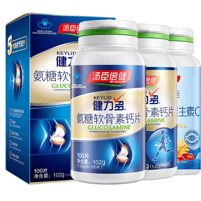 健力多 中老年氨糖软骨素钙片