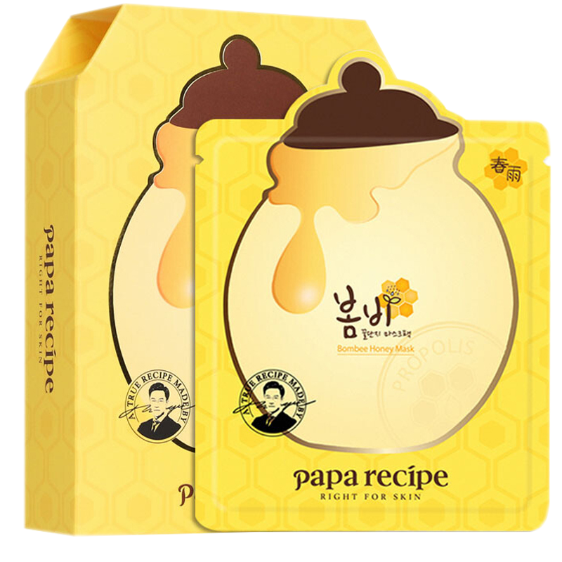 春雨 黄色经典蜂蜜补水面膜