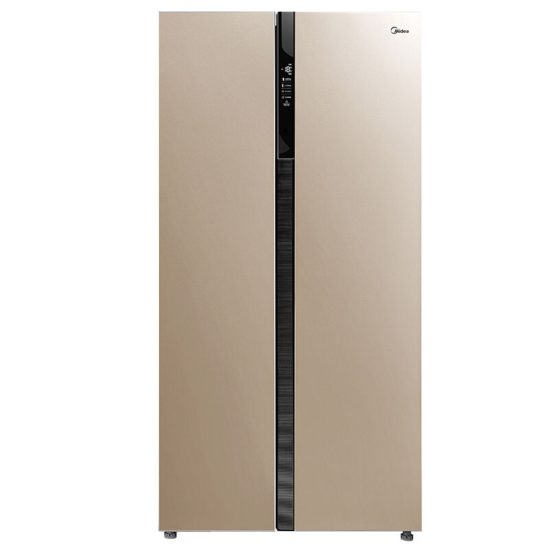 美的家用双变频对开门冰箱