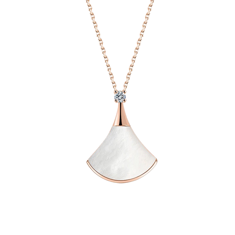 百世恒通 小扇子项链