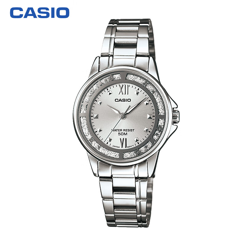 卡西欧闪耀表圈手表送老婆时尚简约商务礼物