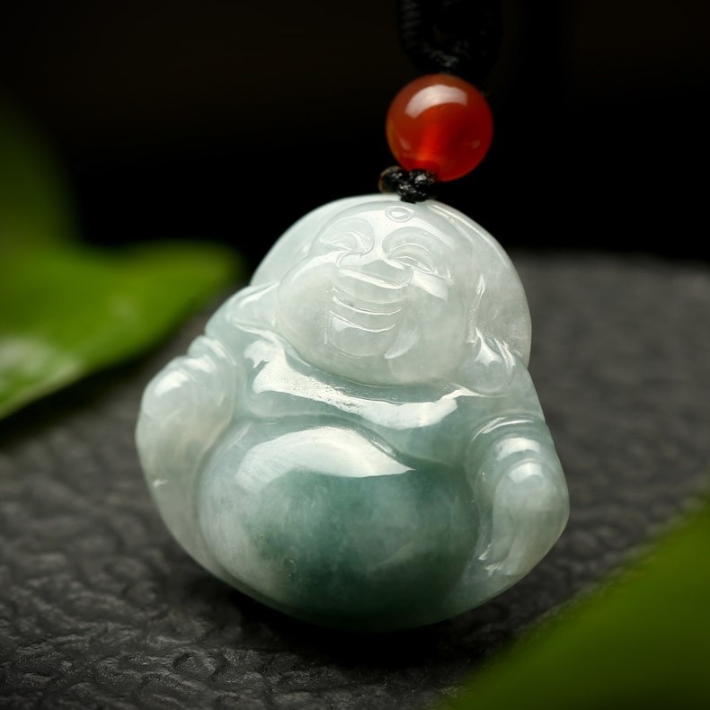 七彩云南 翡翠佛公吊坠