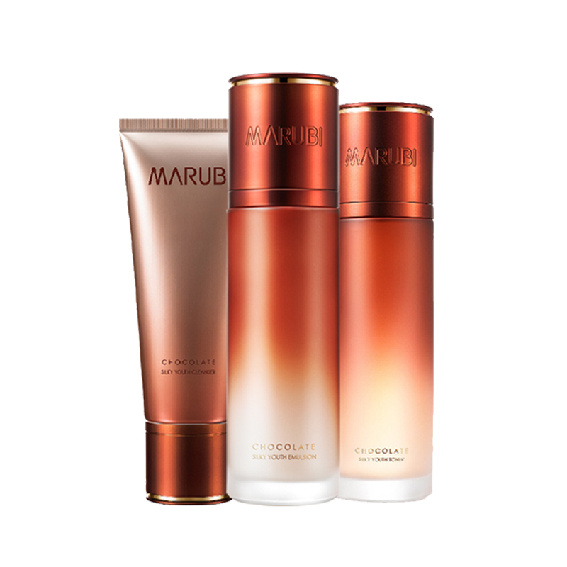 丸美巧克力青春丝滑护肤套装