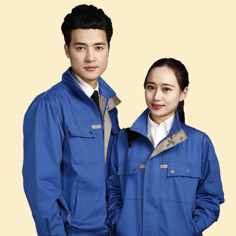 Chang Shunxin spring and summer work clothes upper and lower cotton men's and women's factory workshop labor protection clothing construction site auto repair factory clothes can be customized logo
