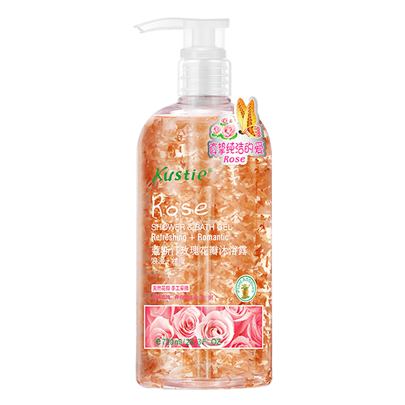 蔻斯汀 玫瑰花瓣 滋养沐浴乳