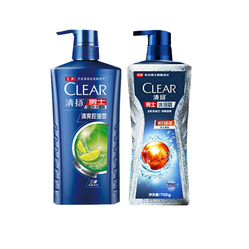 清扬 活力清爽沐浴露