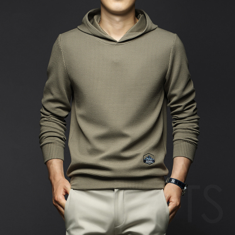 Andseeyou spring casual sweater men's spring men's business casual Hooded Sweater thin sportswear 2022 men's new fashion top spring