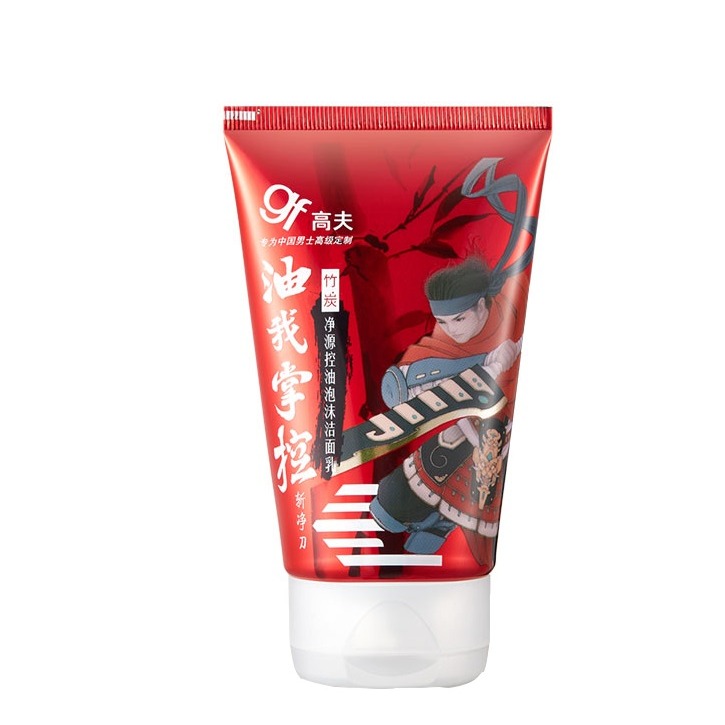 高夫 控油竹炭泡沫洁面乳