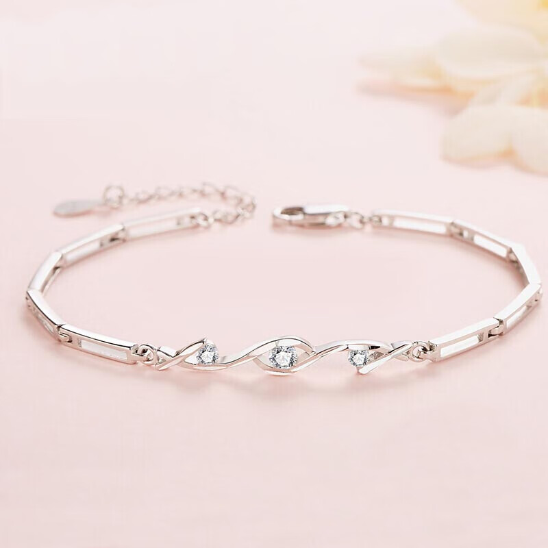 OMIKY 镶八心八箭锆 手链