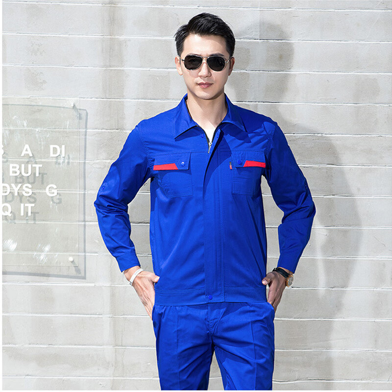 Gas station anti-static work clothes suit men's summer long thin loose factory workshop labor protection clothes State Grid China Petroleum and petrochemical electronics factory auto repair clothes short sleeve car wash shop tooling