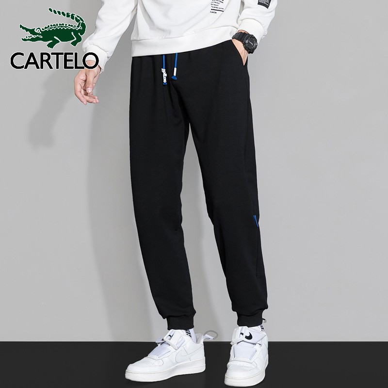 Cartelo casual pants men's Leggings 2022 Korean loose pants men's solid color versatile men's PANTS LEGGINGS