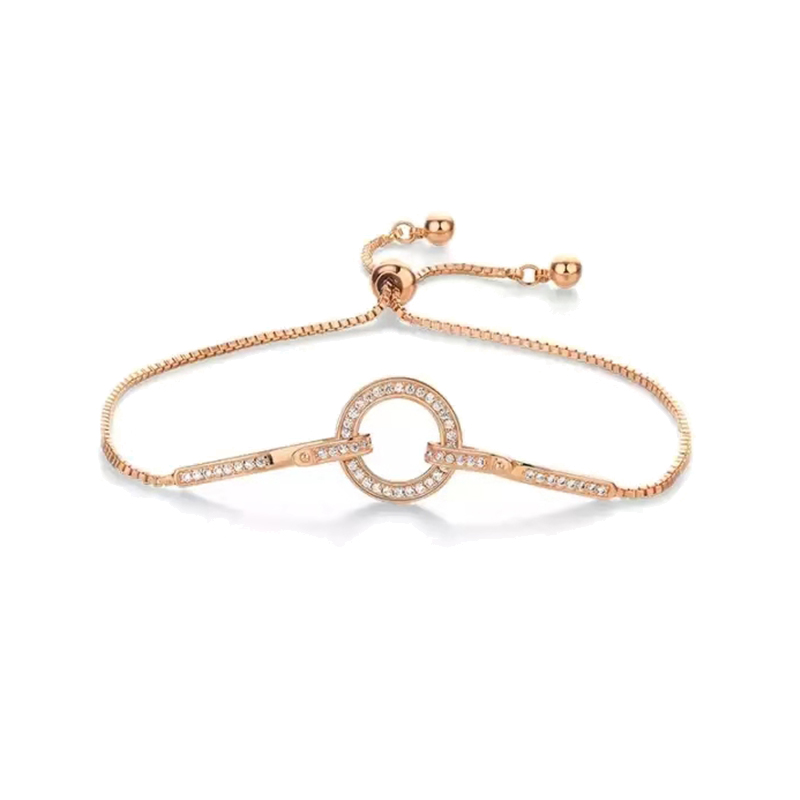 兰嘉丝汀 个性时尚彩金手链