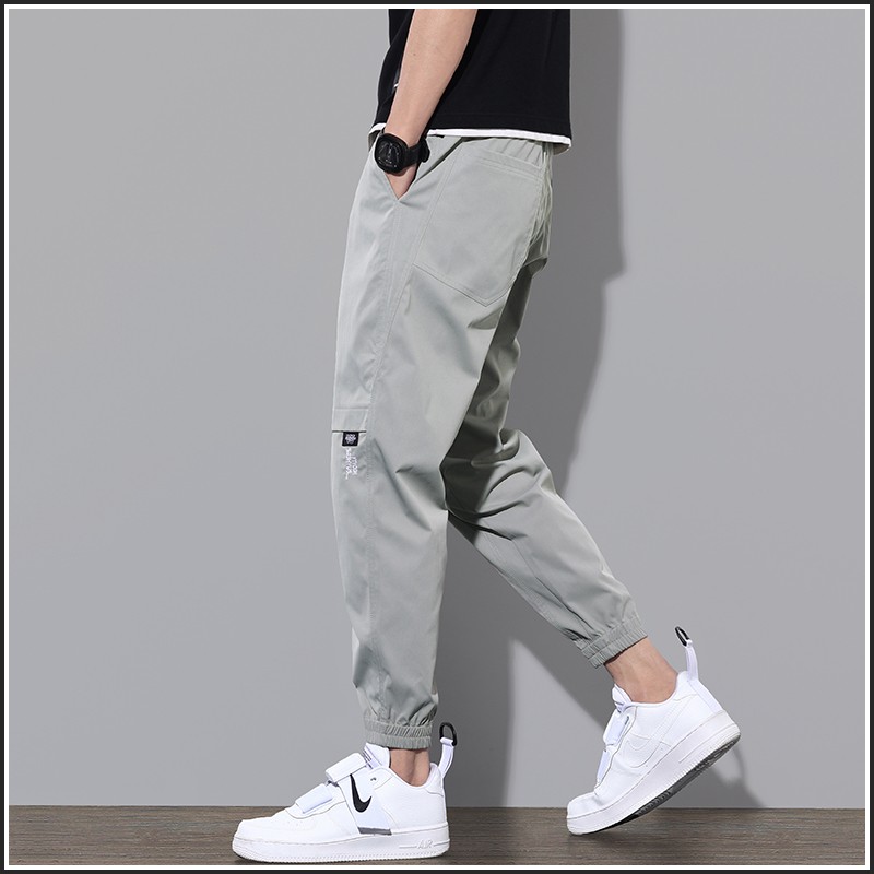 Lee Cooper casual pants men's loose spring and autumn new overalls men's Korean fashion pants men's fashion brand small foot men's pants sports Harlan PANTS YOUTH Leggings