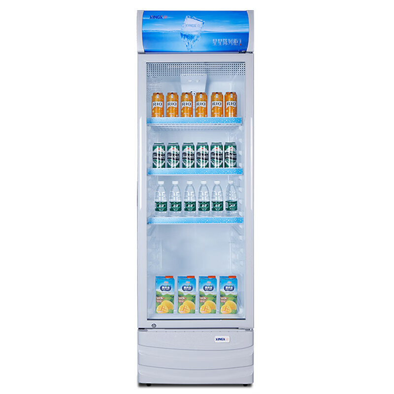 星星 醒目大灯箱立式冷柜