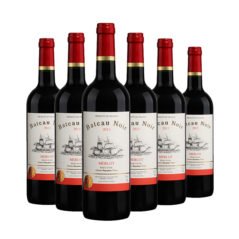黑舰 梅洛干红葡萄酒