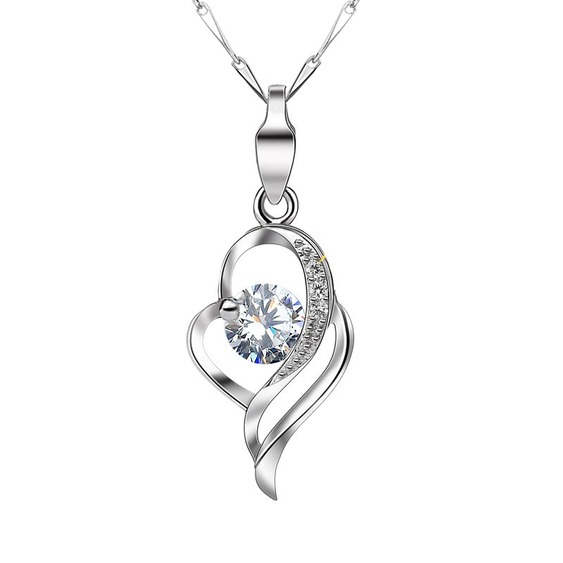 吴越老银铺 18K金爱心吊坠