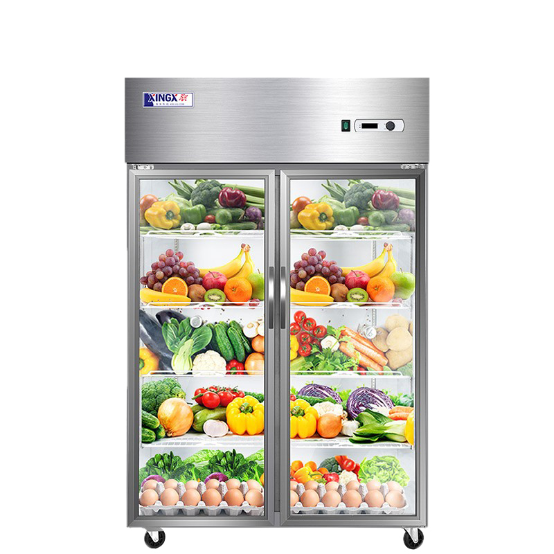 星星 商用双门保鲜立式展示柜