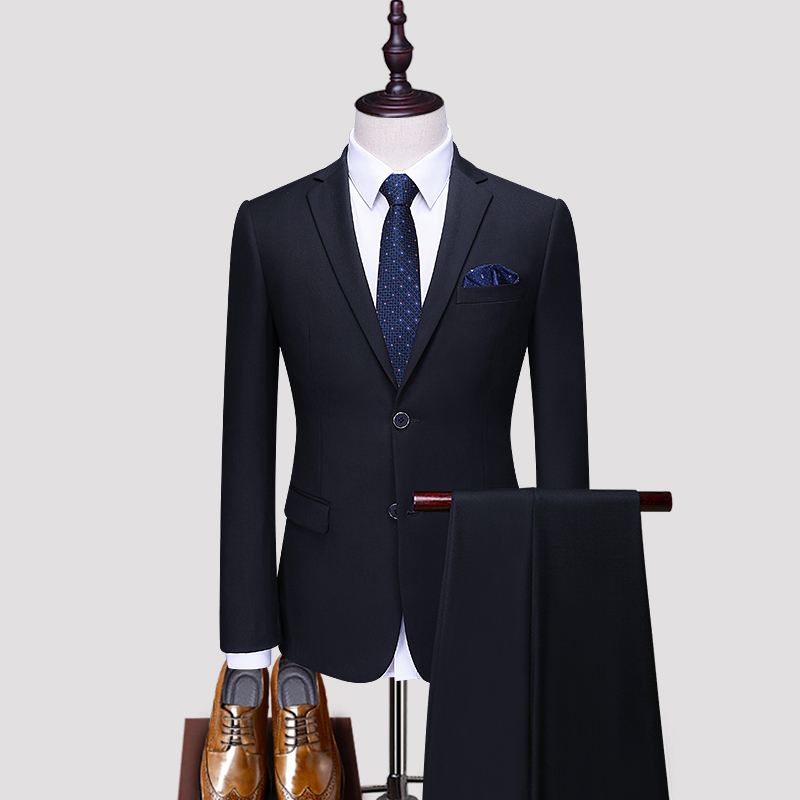 Romon suit suit men's spring and summer formal dress slim fit business casual men's suit dress best man suit 2xf9721-2