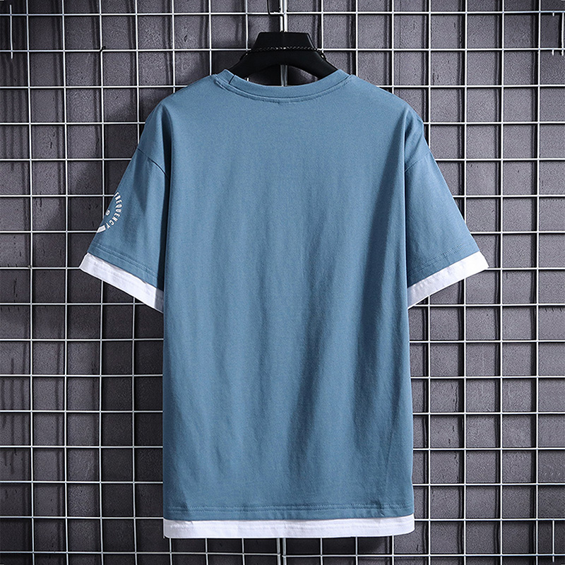 American apple / aemape short sleeve t-shirt men's fashion casual bottoming shirt men's half sleeve cool loose clothes MD 2003