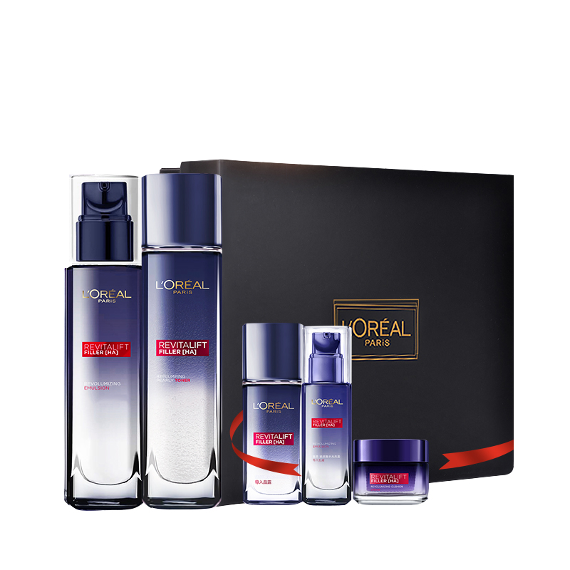 欧莱雅复颜玻尿酸化妆品护肤套装