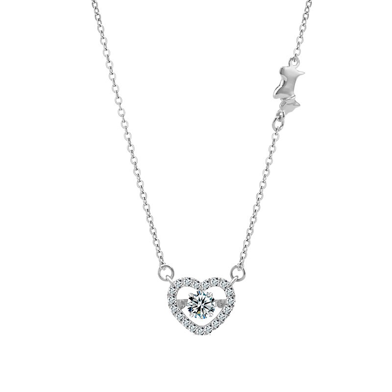 AGATHA 心型锁骨链