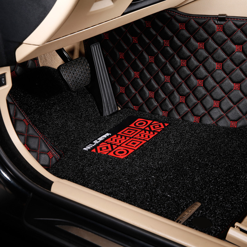 尼罗河 全包围皮革丝圈汽车脚垫