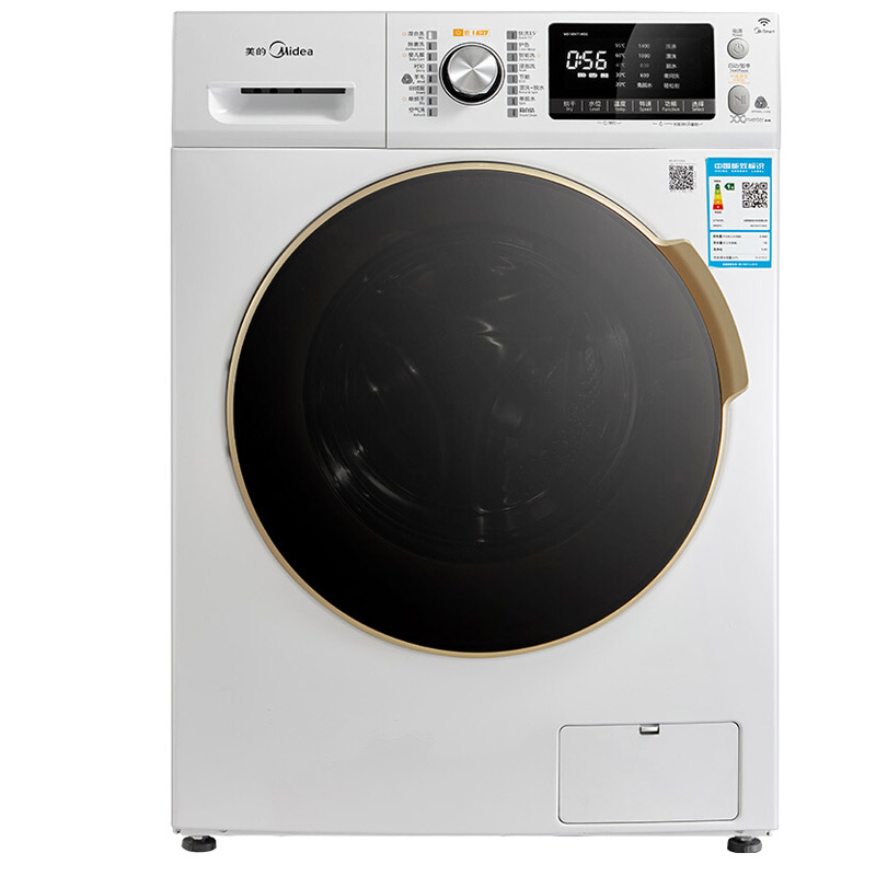美的 滚筒洗衣机 蒸汽烘干