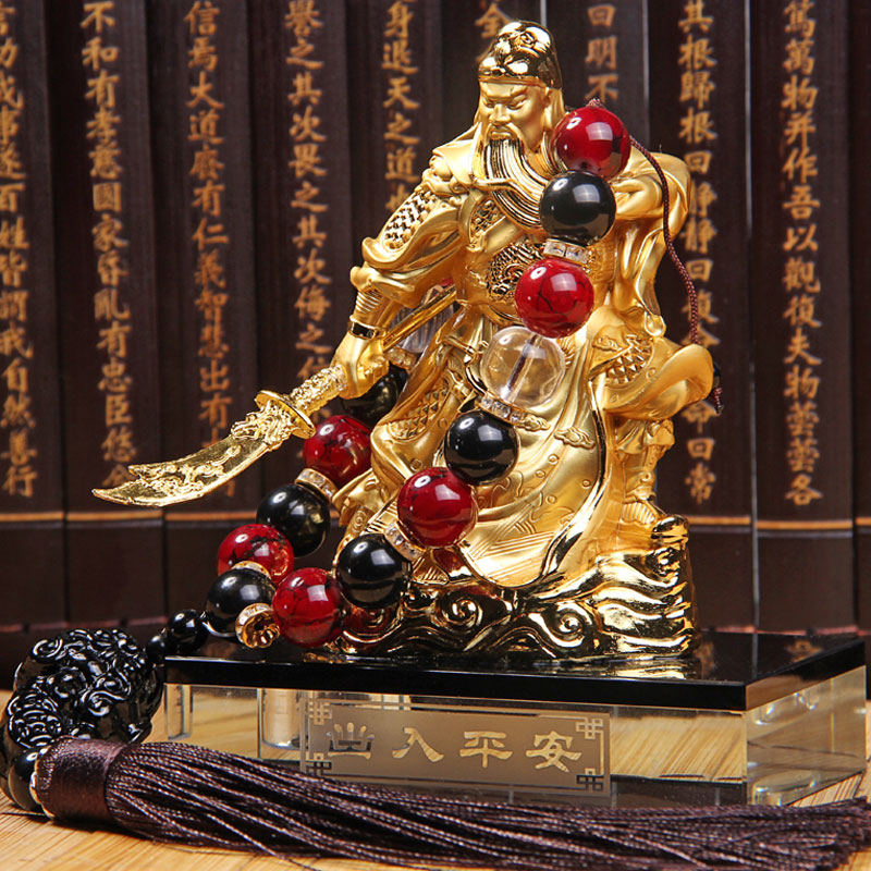 美福馨 武财神汽车摆件