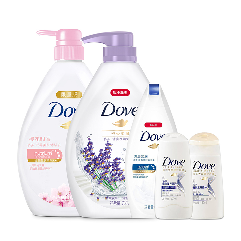 多芬温和美肤沐浴露