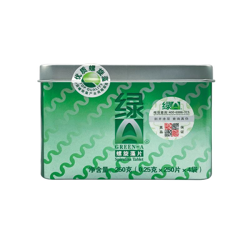 绿A 螺旋藻精片1000粒