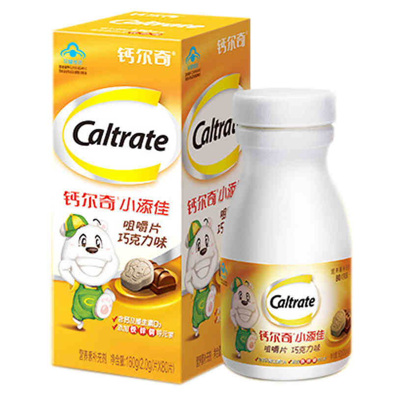 钙尔奇小添佳儿童钙片