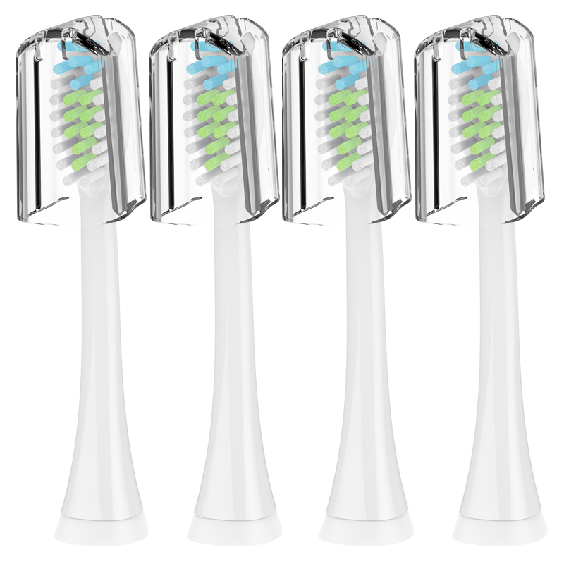 舒客四支装电动牙刷头