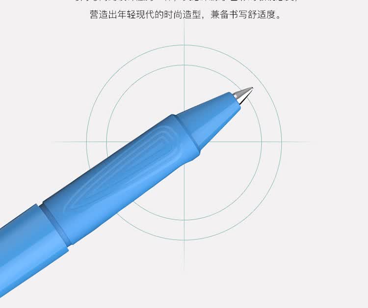 Schneider Ballpoint Pen for Students And Office Use, Refillable with Replaceable Cartridge, German Import Rollerball Pen, 0.5mm BK406R Turkish Blue 7
