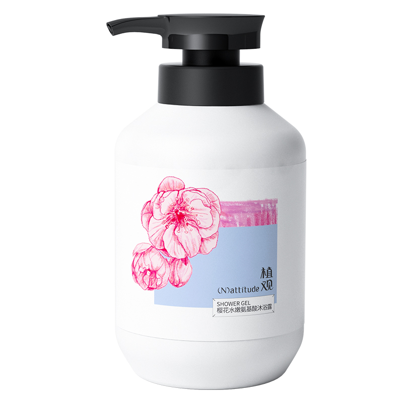 植观氨基酸樱花水嫩沐浴露
