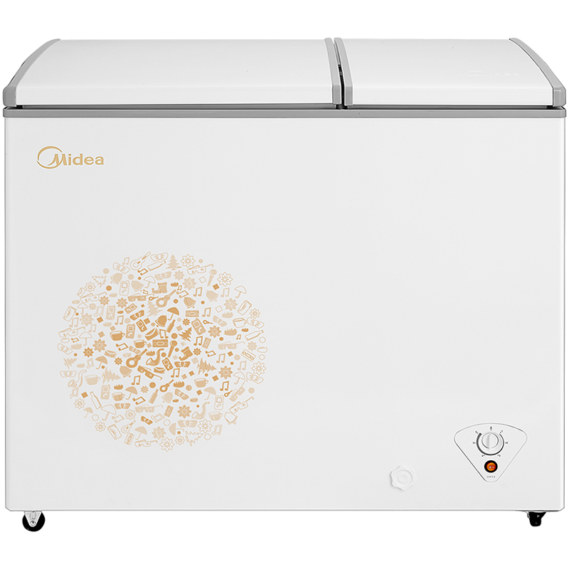 美的 双温双箱 冰柜