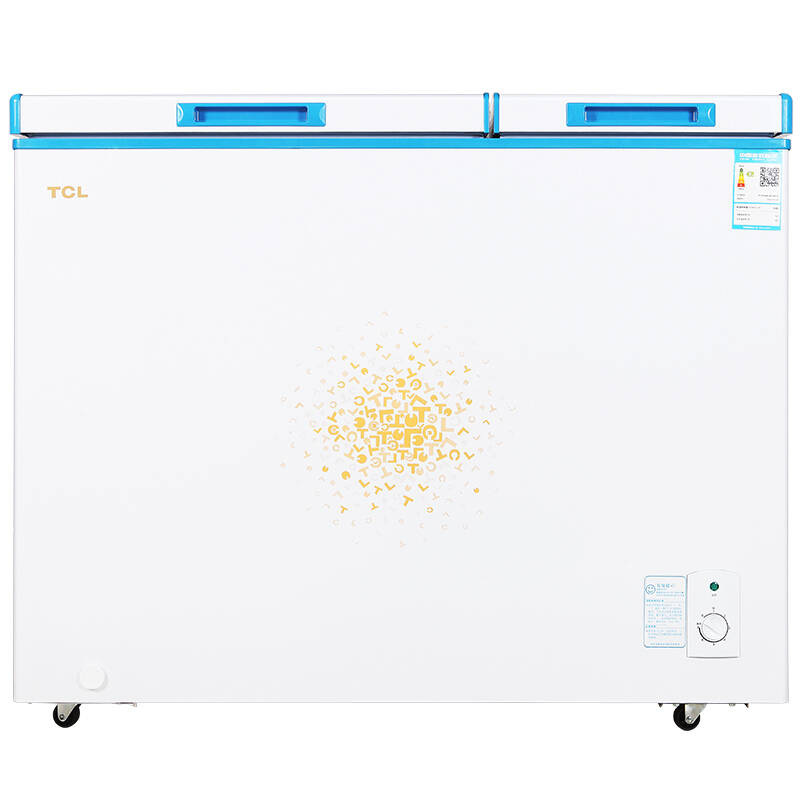 TCL 218升卧式双温冷柜