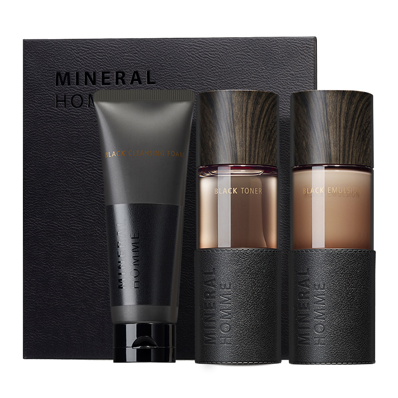 得鲜 质感皮纹瓶身 护肤套装