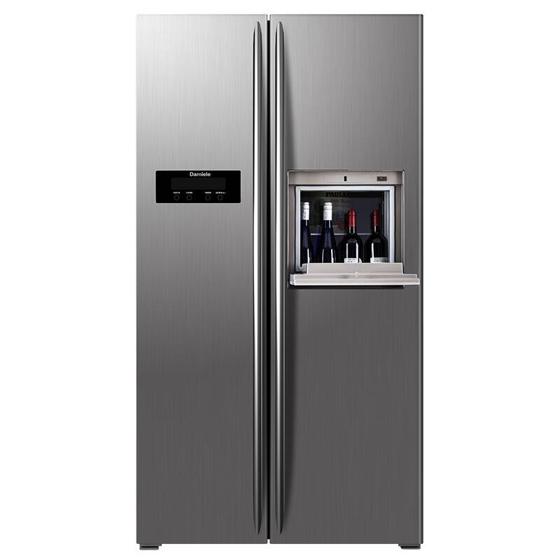 达米尼 底部散热复古对开门冰箱