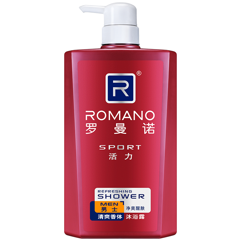 罗曼诺男士净爽醒肤沐浴露