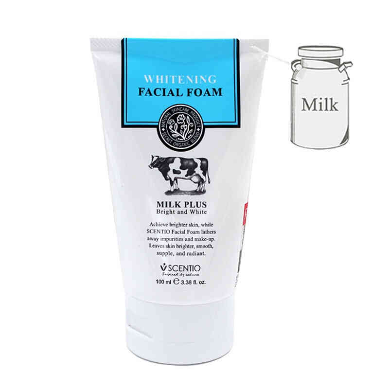 泰国嫩白补水牛奶洗面奶