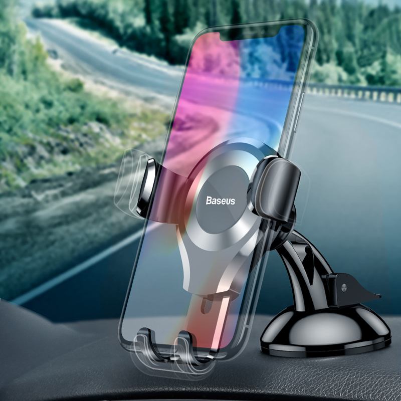 倍思 吸盘式车载手机支架