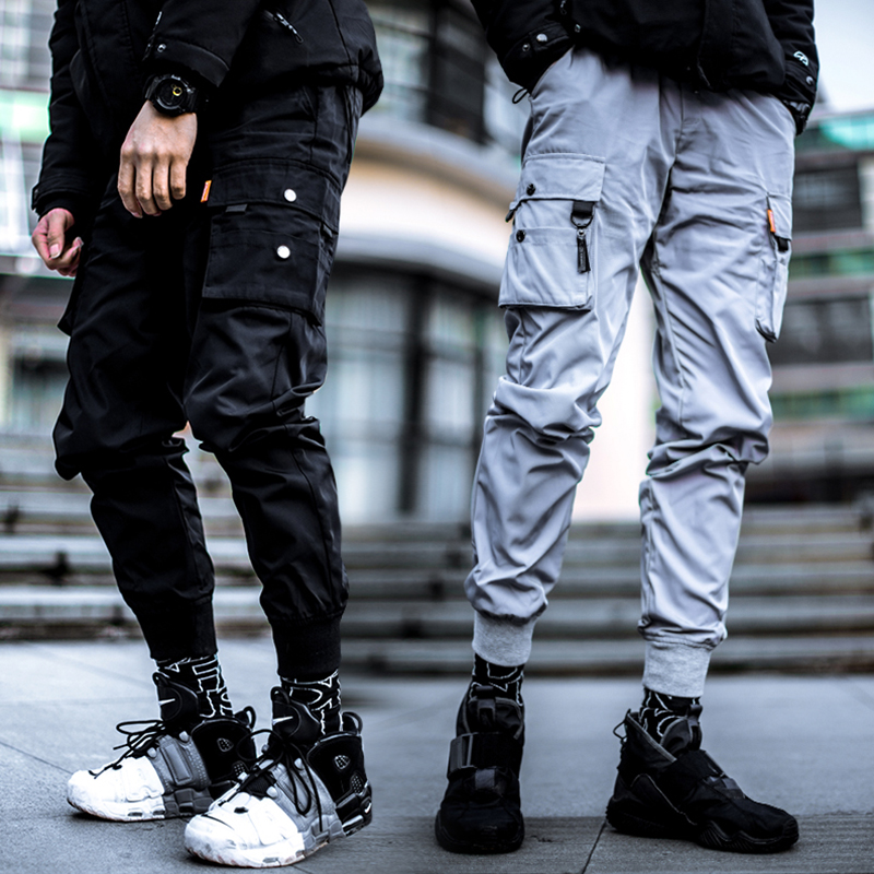 Killwinner new three-dimensional Multi Pocket fashion small foot jogging sports leisure work clothes PANTS LEGGINGS men's fashion brand new products