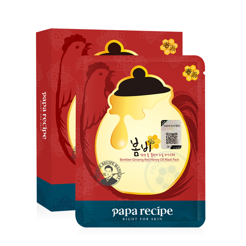 春雨 蜂蜜红参补水面膜