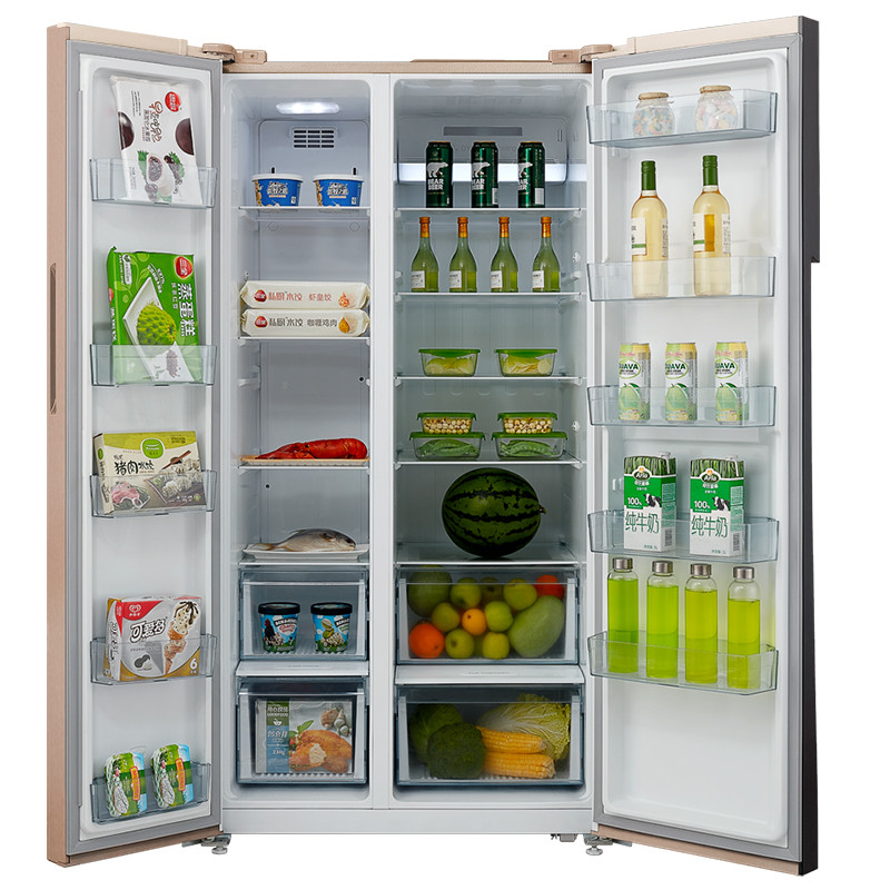 美的 双门无霜智能变频电冰箱