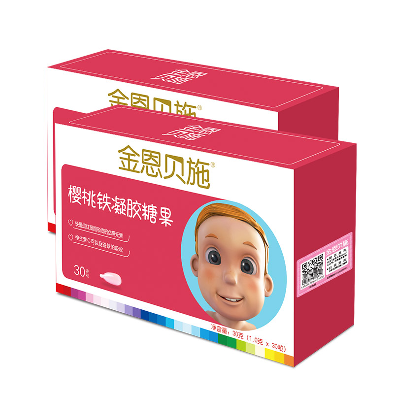 金恩贝施 婴幼儿补铁凝胶糖果